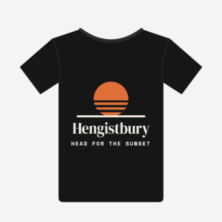Black Hengistbury Sunset t-shirt from My Bournemouth