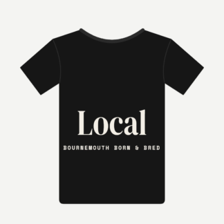 Black Local t-shirt from My Bournemouth