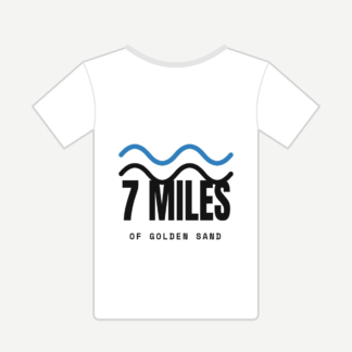 White Seven Miles t-shirt from My Bournemouth